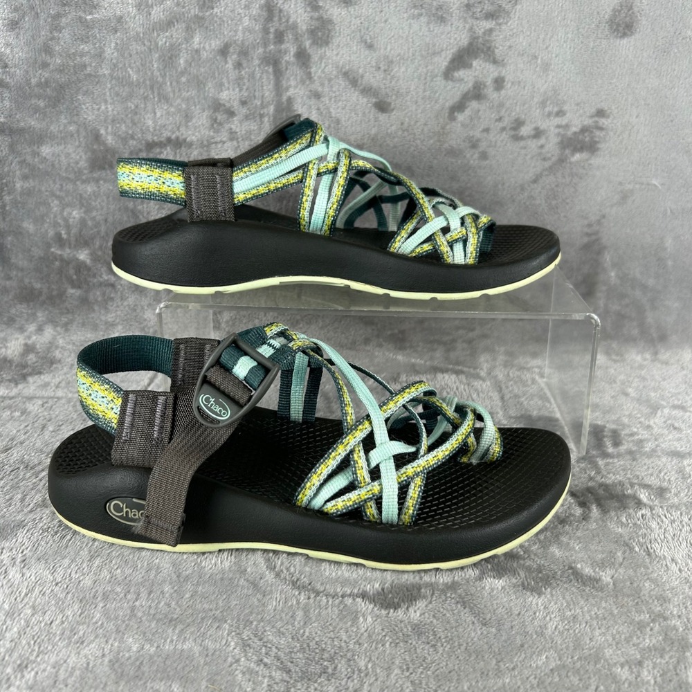 Chaco Z Cloud 2 Womens Sandals Size 7 Vibram Sole Multi Strap Toe Loop J105060